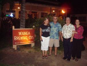 Linda & Don with Kauai Fire Chief Bob Westerman and his wife Ann