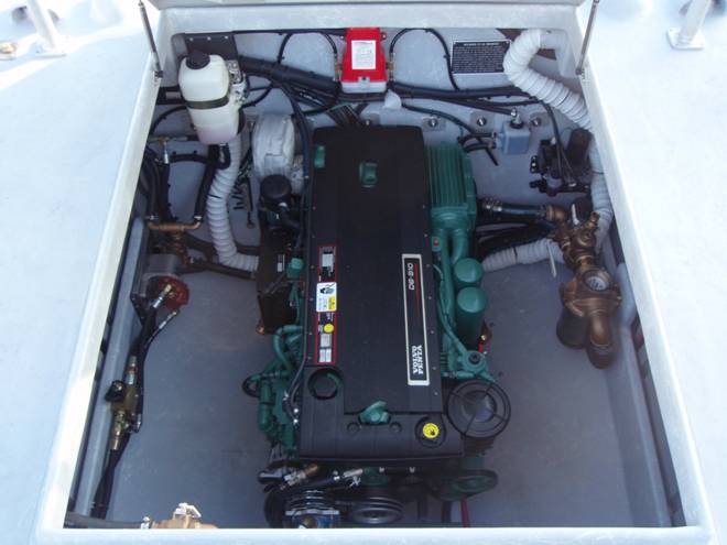 The boat has a Volvo D-6, 310 HP diesel engine