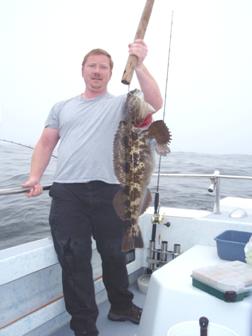Jeremy with a ling cod