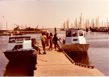 October, 1979 – on the left is a new Radon 26’ x 8’ and on the right is a new 27’ x 9’