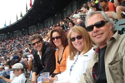 From left: Bob and Antoinette Costarella, Leona & Chris Monk