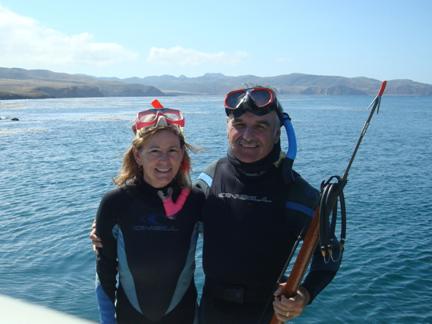 We did a little snorkeling in Forney’s Cove on Santa Cruz Island