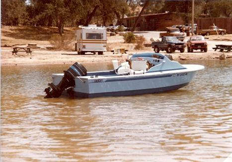 Mid ‘80’s – our 17’ at Nacimiento Lake