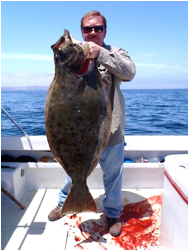 Jeremy with his 47 pound halibut!!!!!!!!